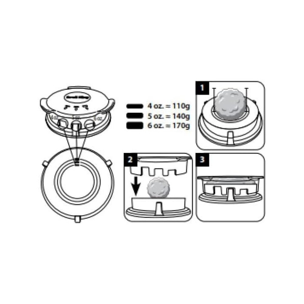 Пресс для бургеров Broil King Deluxe 62475